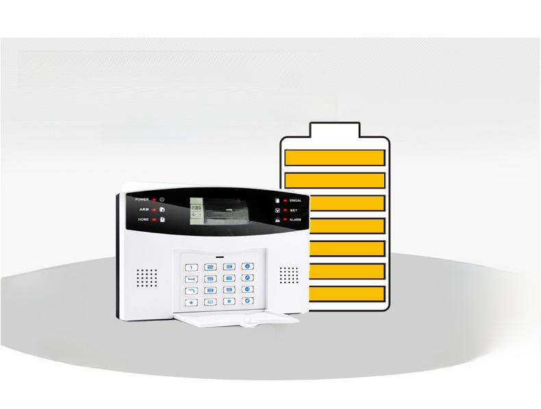 Tuya Smart Fler-språklig LCD WiFi & 4G Alarmsystem med App-kontroll