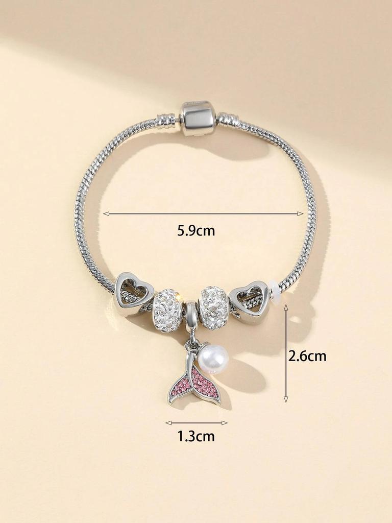 1 Women's European and American Trendy Mermaid Tail Bracelet for Dates, Travel Banquets, Parties, Holiday Outfits, Gifts