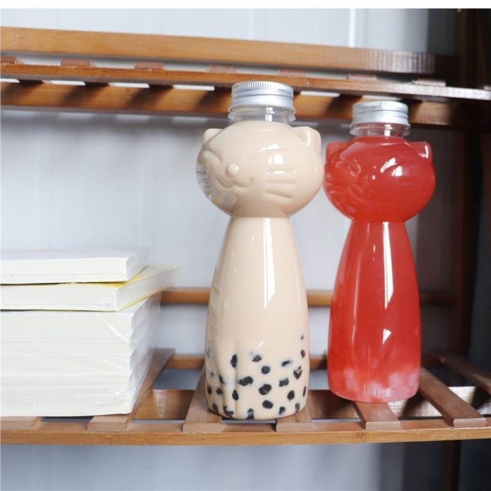 Portable Cat Water Bottles Transparent Drinking Cup Drinking Container Juicing Bottle Home Use