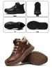 6KV Insulated Anti-Smash & Puncture Microfiber Leather Work Shoes for Electricians – Comfortable & Wear-Resistant Protection