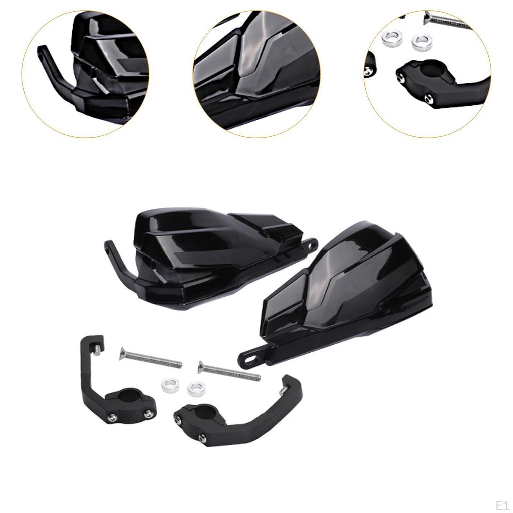 Motorcycle Handle Bar Handguards Brake Clutch Lever Protection Shield Windproof Handlebars