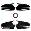 Exterior Rearview Mirror Cover Cap Gloss Black Left Right For Mercedes Benz CLS C219 W219 CLS280 300 320 350 2009-2011