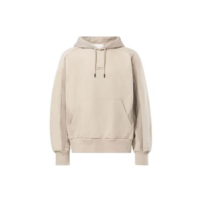 Reebok Φούτερ με Κεντημένο Γράμμα Unisex Φούτερ Μπεζ RMBB002C99FLE0015000