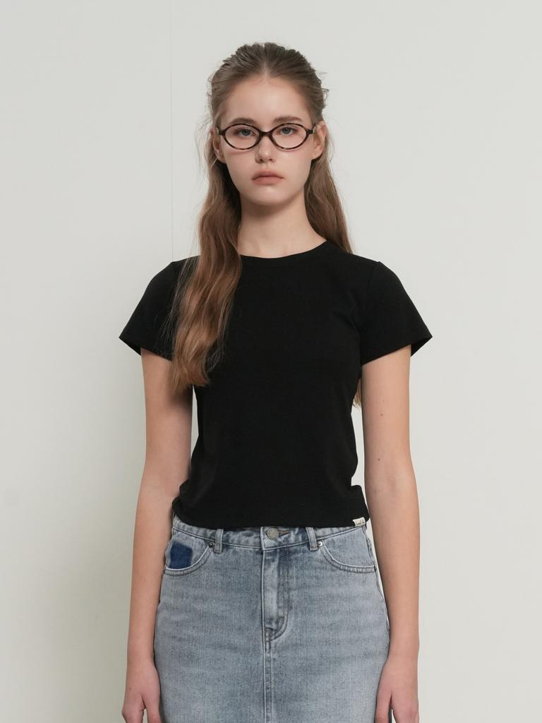 GENERALIDEA Soft Slim Fit T-Shirt [Black] / Wbe3L01503