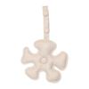 Vibrant Cartoon Style Leather Keyring Five Petal Flower Decoration Practical Key Ring Accessory Gift For Women