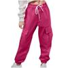 Kids Girl Large-Sized Straight Tube Loose Thin Casual Summer Wide Leg Pants