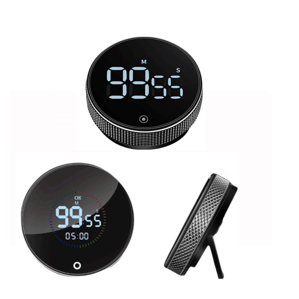 Magnetic Kitchen Timer Intelligent Digital Timer Stopwatch Magnetic Rotary Timer  Baking