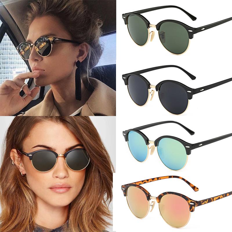 Steampunk Classic Round Frame Vintage Eyewear Male Female Goggles Sunglasses Unisex Retro Fashion UV400  Delicate Jewelry