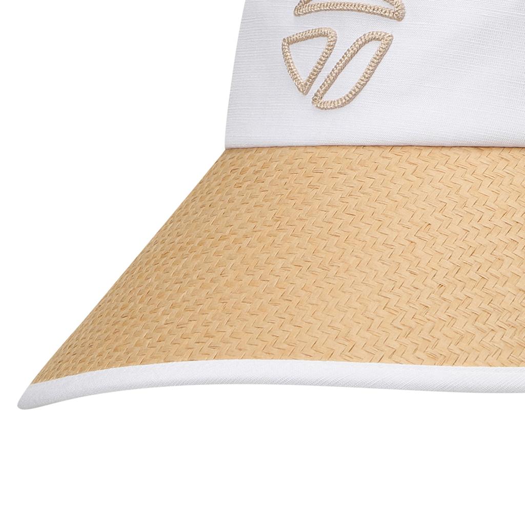 TAYLORMADE APPAREL 26Ss Women'S Raffia Ribbon Wide-Bridging Visor T8031H66624-100