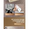 Suction cup bathroom mobile phone holder waterproof mobile phone case mobile phone holder toilet toilet wall-mounted bath rack