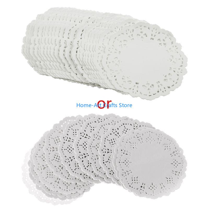 

Y3NA 200 штук круглые бумажные салфетки-подложки для стола, для свадьбы, вечеринок, подарок Round