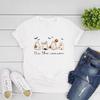 Tis The Season Halloween T Shirt Retro Ghost Tshirt Women's Halloween Tee Short Sleeve Casual T-shirts Pumpkin Season Shirt Top