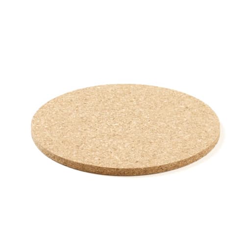 Good-L Cork Coasters, Round (Smooth Double-Polished Finish) [Diameter 90mm, Thickness 3.5mm / Pack of 30]