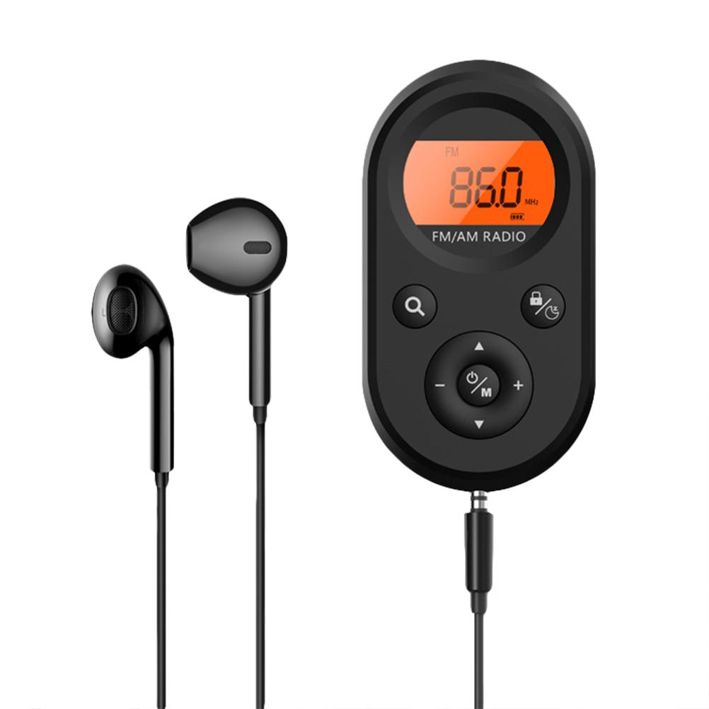 Taschenradio Mini AM FM Radio Tragbares Wiederaufladbares Radio für Outdoor-Spaziergänge, Laufen, Joggen
