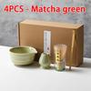 4/5/6PCS Matcha Set Bamboo Matcha Whisk Ceramic Bowl Matcha Ceramic Set Home Tea-making Tools Accessories Birthday Gifts CJTZ004