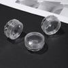 10Pcs Refillable Nail Bottle Empty Nail Glitter Powder Nail Decoration Box Pot Sample Clear Cream Jar Small Clear Can Tin