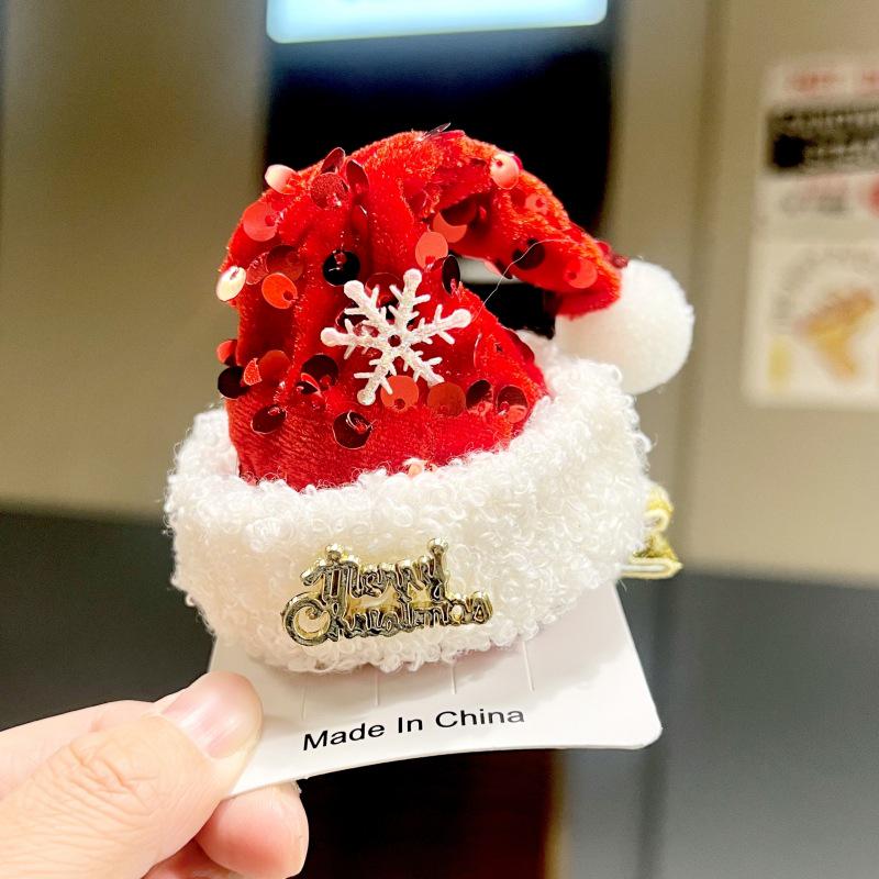 

2025 Рождественский фестиваль Милые детские заколки для волос - Осенне-зимние аксессуары в стиле интернет-знаменитости