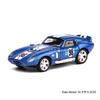 1:32 Scale Cobra GT500 Sports Car Model Toy Sound Light Pull Back Shock Absorption Vehicle Models Miniature Gifts for Kids