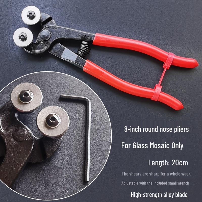 200g 1,5cm Transluzent 15mm Kristallmosaik DIY Handgemacht Buntes Glas Schnittpapier