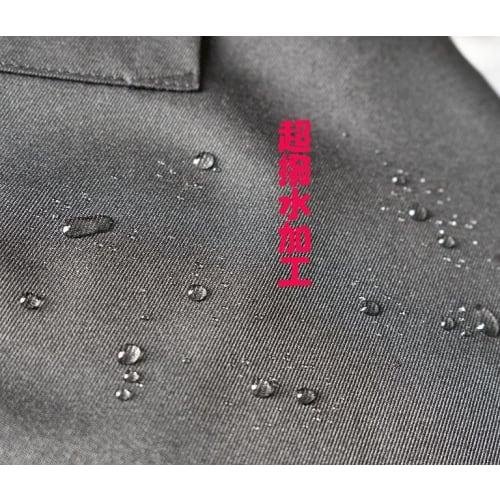 Long-Sized Apron for Commercial and Home Use (Black) - Restaurant, Kitchen, Chef, Unisex, Work, Home, and Commercial Use, Solid Color, Super Water-Rep