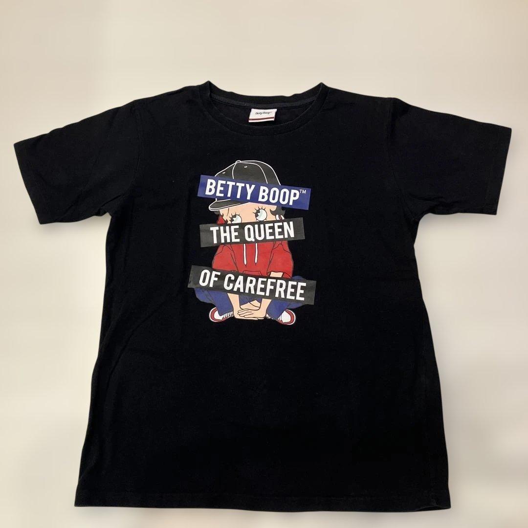 Betty Boop T-shirt Black L Size S