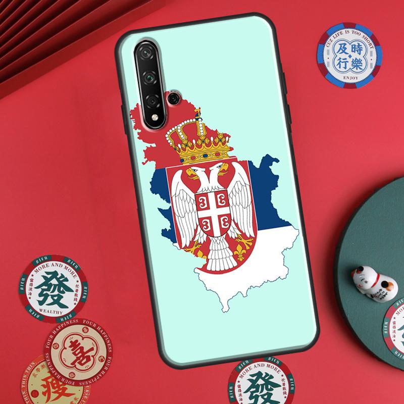 

Serbia Flag For Huawei P20 P40 P30 Lite P60 Pro Nova 12s 11i 12i 10 9 SE 5T Y91 Y90 Y60 Y70 Y72 Y61 Case Huawei Nova 3i
