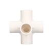 10 Pcs PVC Pipe Fitting 20mm 5 Way Right Angle 3 Dimensional Elbow Pipe Connector for Furniture