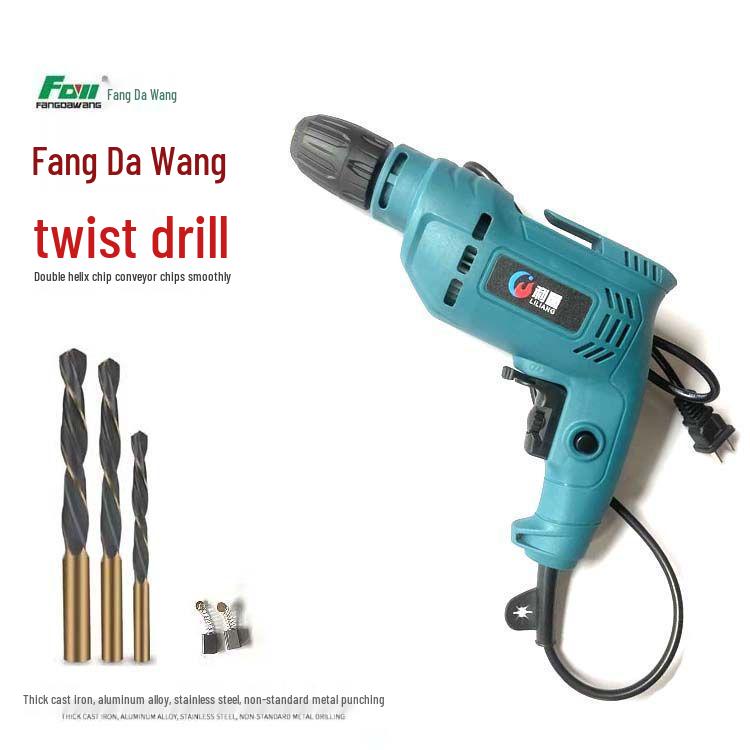 

Multi-Speed Handheld Electric Drill & High-Power Drilling/Screwing Tool, 10mm