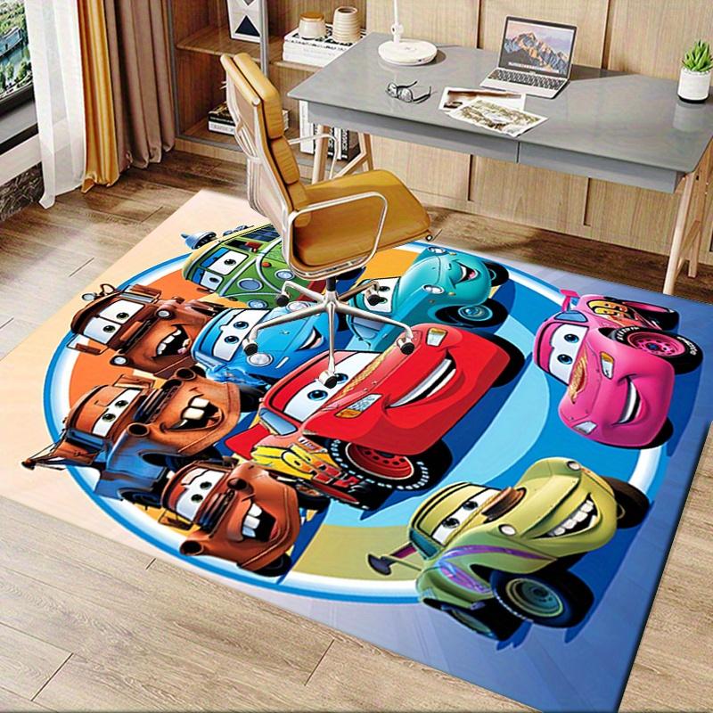 Office Rug Cars, Characters theme 3D Printed Anti-Slip Rug-Machine Washable for Living Room