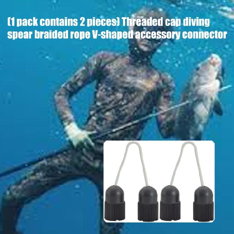 Spearfishing Connector Spear Connection Accessories Wishbone Latex Tube Adapter Fishing Tool Wear Resistant 14mm Thread