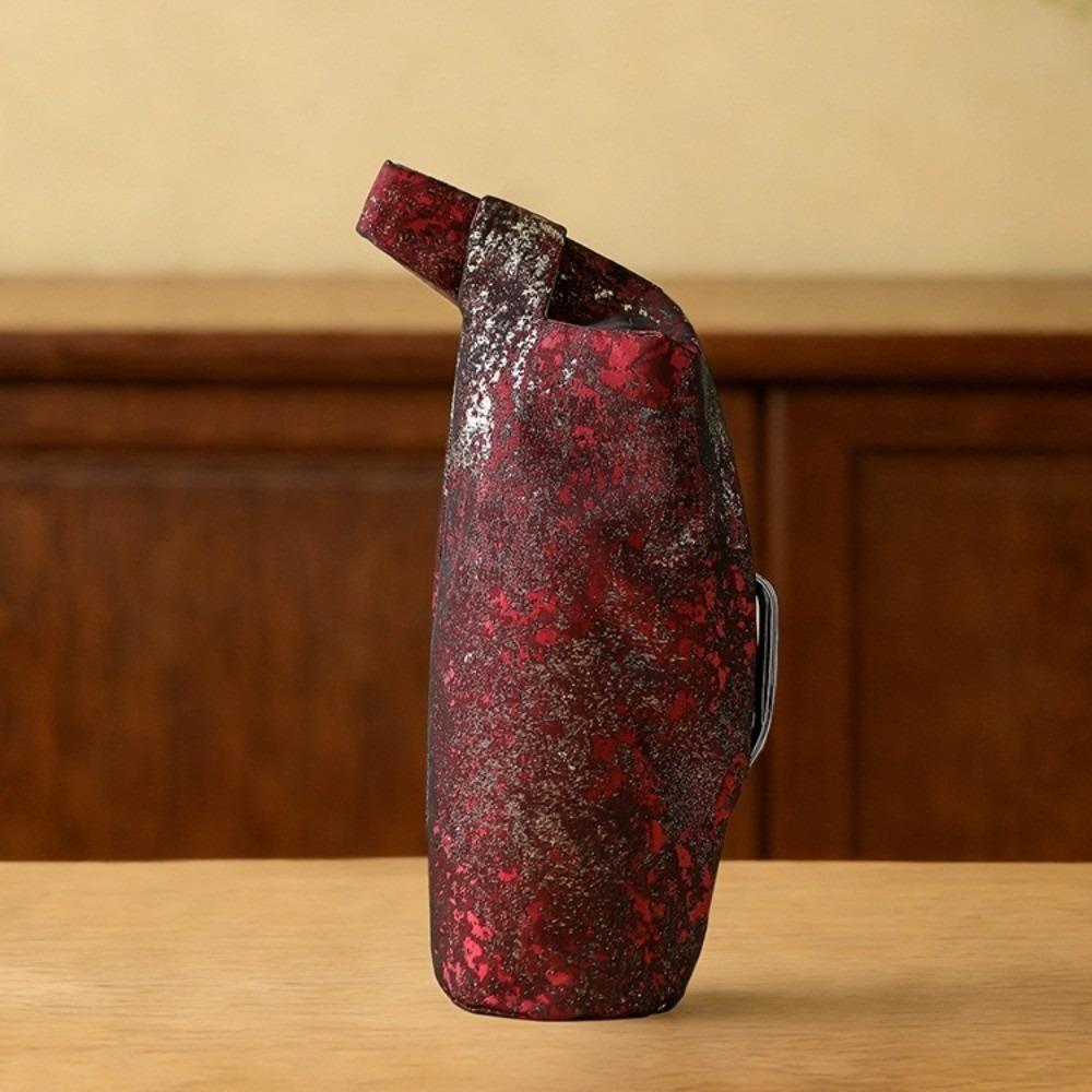 

Heat Insulated Water Bottle Carrier Bag Cloth Bottle Protective Pouch Cup Bottle Cover Travel червоний