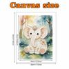 Cute Baby Elephant Pearl Painting 5D DIY Pearl Gemstone Art Diamond Painting Kit for Adults/Beginners Gift Ideas Home Decor Wall Art