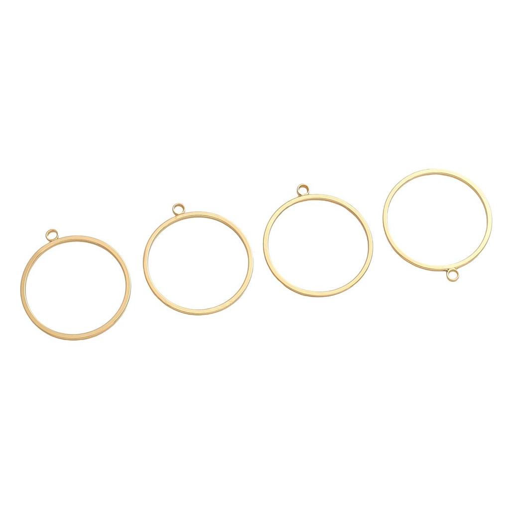 Pandantiv cu farmec cu geometrie triunghi rotund din cupru pentru fabricarea de bijuterii DIY, brățară cercei, accesorii colier