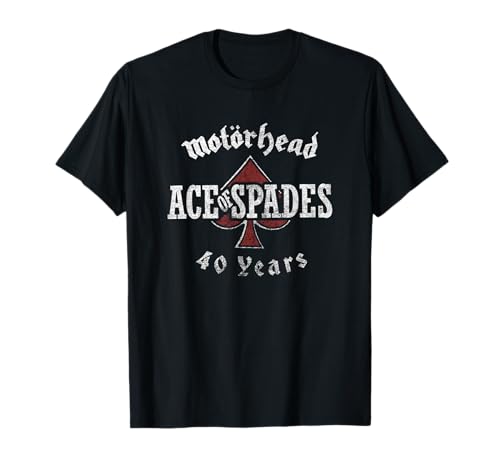 Motörhead Ace Of Spades 40th Anniversary T-shirt