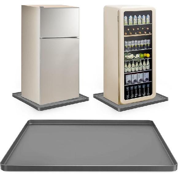 Коврик Nefish для мини-холодильника с бортиком 236 x 236 x 08 Силиконовый поддон для капель для мини-холодильника Покрытие для стиральной машинысушилки Коврик под холодильник серый 9350₽