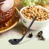 2 Pcs Long Handle Turtle Shell Soup Spoon Large Ladle Noodle Deep Hot Pot Black Plastic Asian Korean Ramen Japanese4