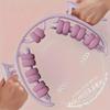 360° Massage Roller Dual Row Leg Slimming Clamp Hand Massager Simulator for Waist Leg Arm Buttocks Muscle Relaxation Health Care