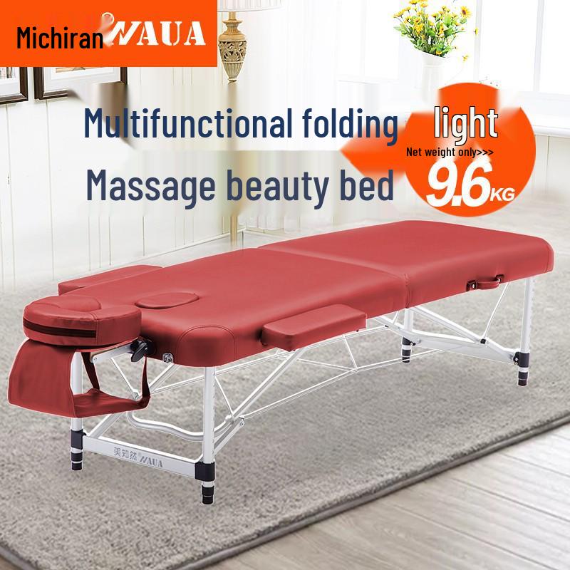 Meizhiyan Portable Aluminum Massage Bed for Home, Tattoo, and Physiotherapy Use