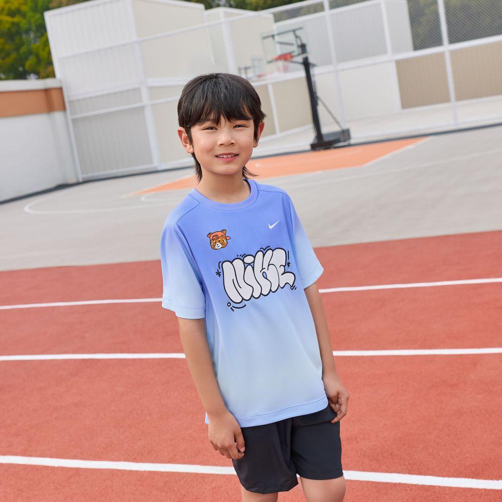Nike Kids Quick Dry T Shirts Crew Neck Moderate S