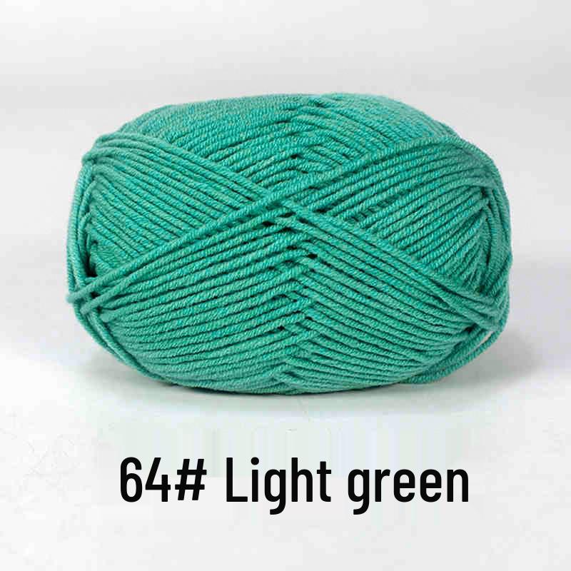 Baby 4-lagiges Milchbaumwollgarn zum Stricken von DIY-Schals oder Decken
