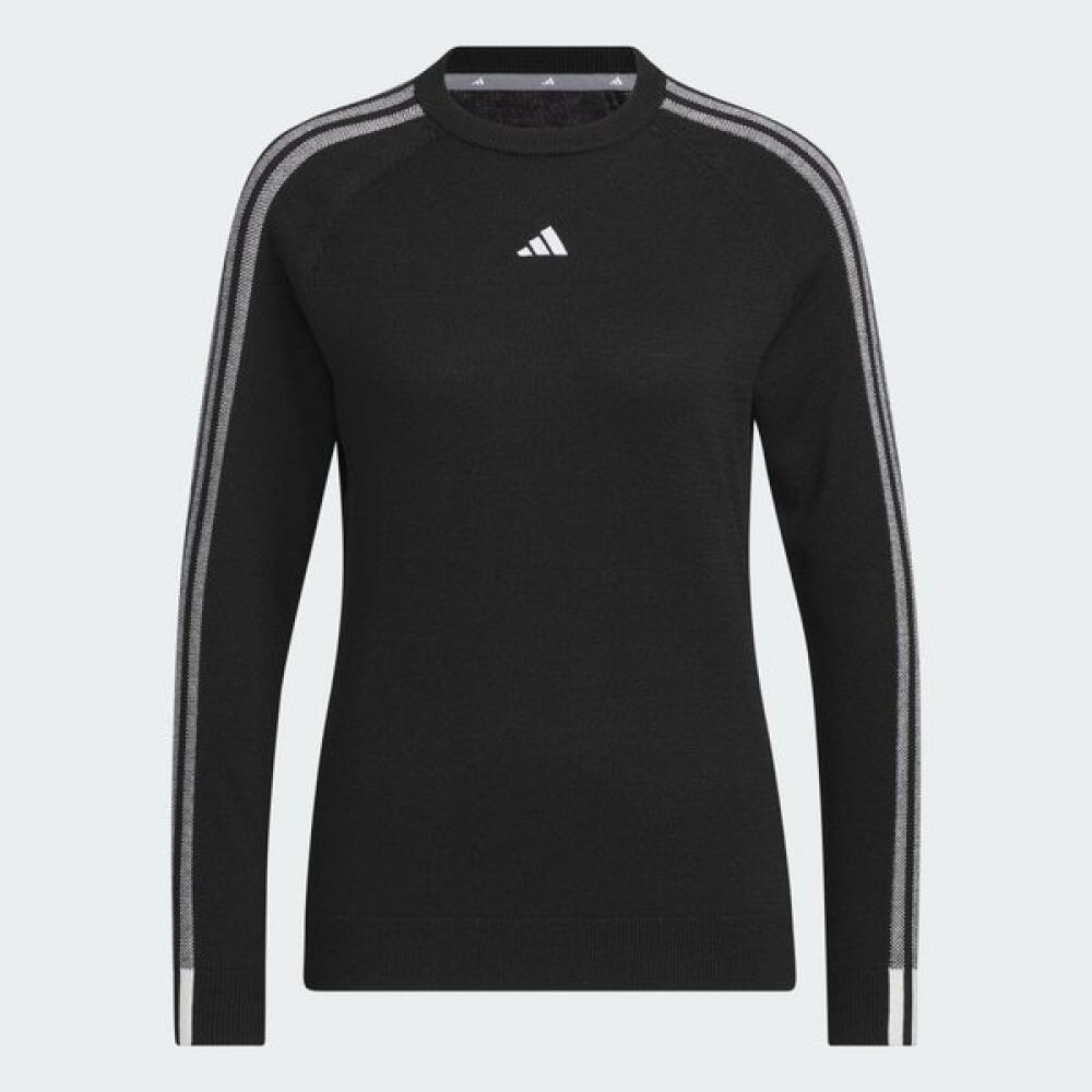 

AdidaS GolF 2023 F W 3S Long Sleeve Pullover Women S SWeater Hy0901 HY0901 (black)/XS