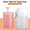 2PCS Manual Pump Cleanser Foam Maker Pink White Facial Bubble Maker Foam Maker Cup  Foam Cups