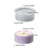 Gypsum Candlestick Silicone Mold Candle Base Mould Hollow Out House Candle Holder Mold Ornaments Home Decorations Mould