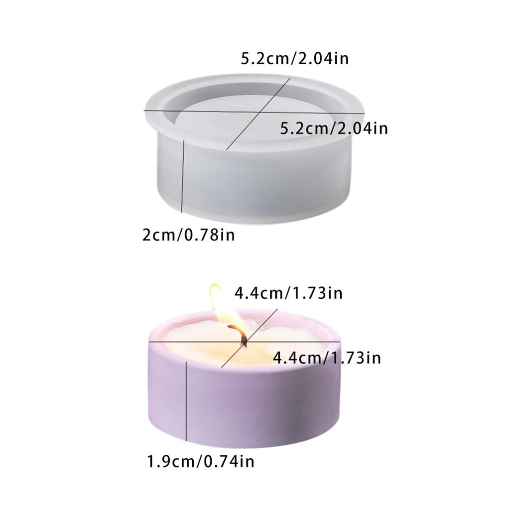 Gypsum Candlestick Silicone Mold Candle Base Mould Hollow Out House Candle Holder Mold Ornaments Home Decorations Mould