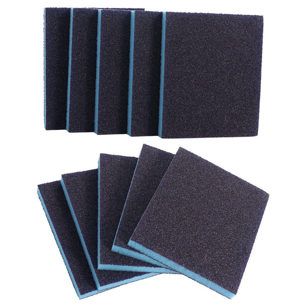 5pcs Washable Grit Sanding Sponge Polishing Pad Abrasive Sponge  Metal Wood Polishing