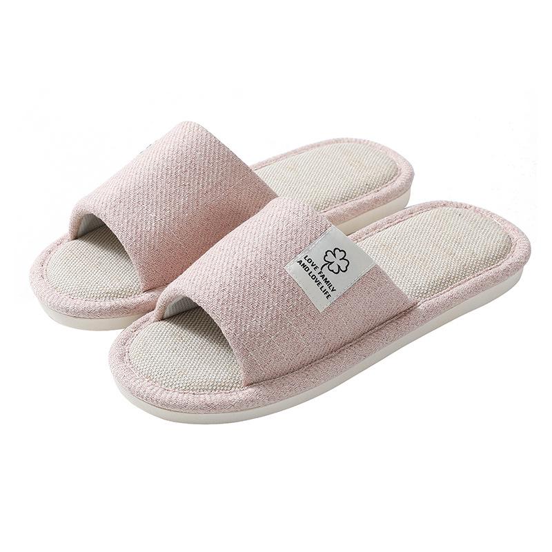Linen Slippers for Men & Women: Indoor/Outdoor, All-Season, Cotton Linen, Japanese-Korean Style, Spring/Autumn