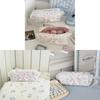 Cotton Floral Pattern With Lace Edge For Daily Use