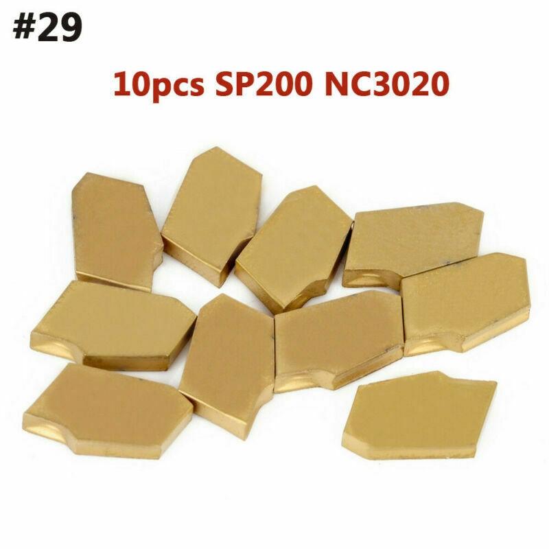 Langlebige Hartmetall-Wendeschneidplatten Fräser Drehmeißel-Set 10 Stück