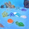 14Pcs Micro Landscape Luminous Ocean Animal Ornament Mini Ocean Fish Tank Landscape Decoration Home Decoration Resin Crafts