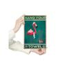 Flamingo Metal Sign Towel Hook Garden Bathroom Home Decor Wall Art